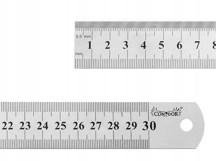 PRZYMIAR LINIOWY 300 MM LINIAŁ LINIJKA STALOWY