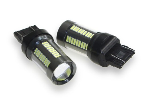 ŻARÓWKA LED 66 SMD 4014 W21/5W WY21/5W 7443