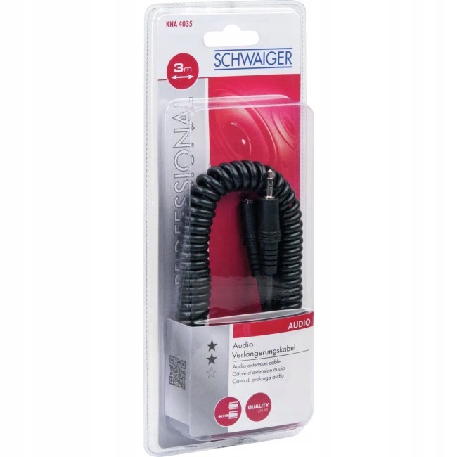 ADAPTER ŁĄCZNIK PRZEDŁUŻACZ AUDIO JACK-JACK FV 3 M