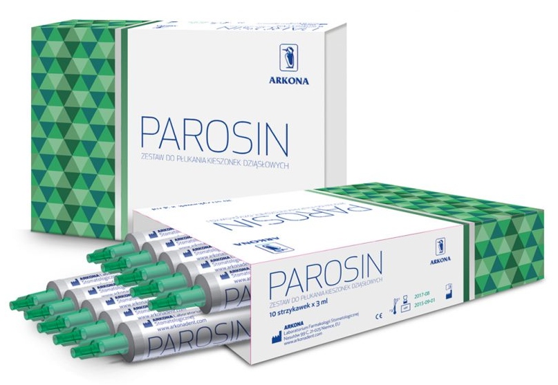 

Parosin Do Płukania Kieszonek Dziąsłowych 10x3ml