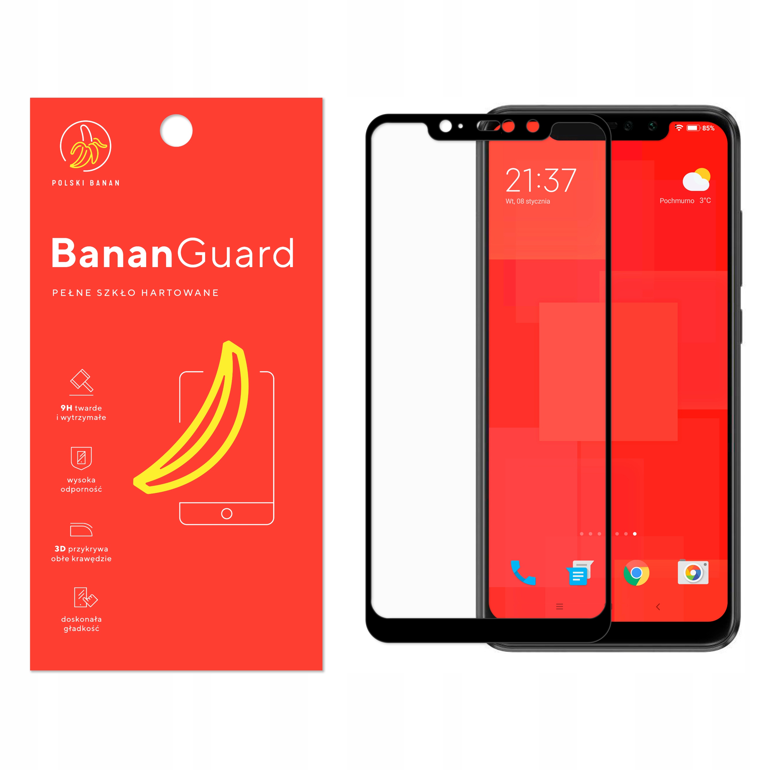 

Szkło Hartowane 3D do Xiaomi Redmi Note 6 Pro