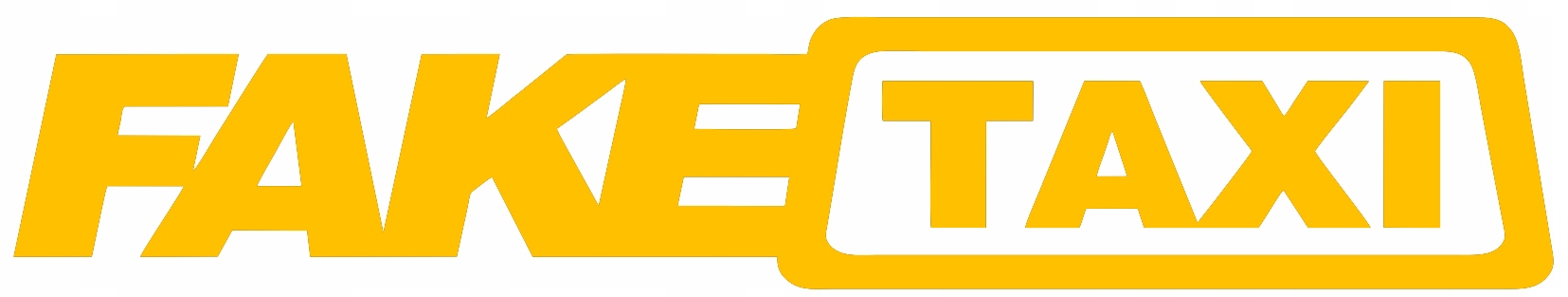 

Naklejka na samochód Fake Taxi 110x19 żółta