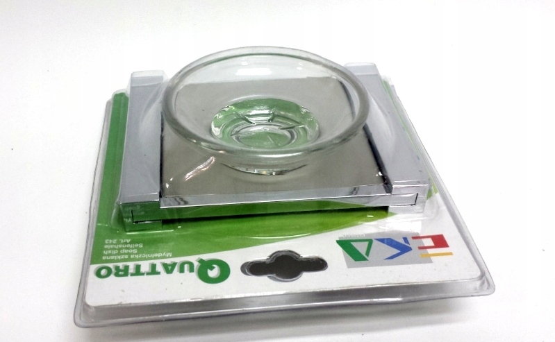 EKA MYDELNICZKA ŁAZIENKOWA UCHWYT MYDŁO STAL CHROM