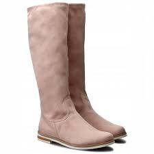 WYPRZEDAŻ KOZAKI JESIEŃ/WIOSNA RÓŻ STRETCH 37 Rodzaj obcasa klocek