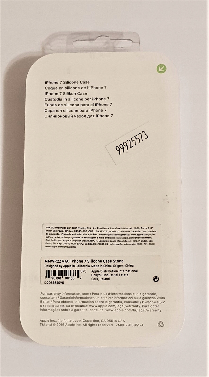 IPHONE 7 8 silicone CASE MMWR2ZM/A ETUI apple Kod producenta MMWR2ZM/A