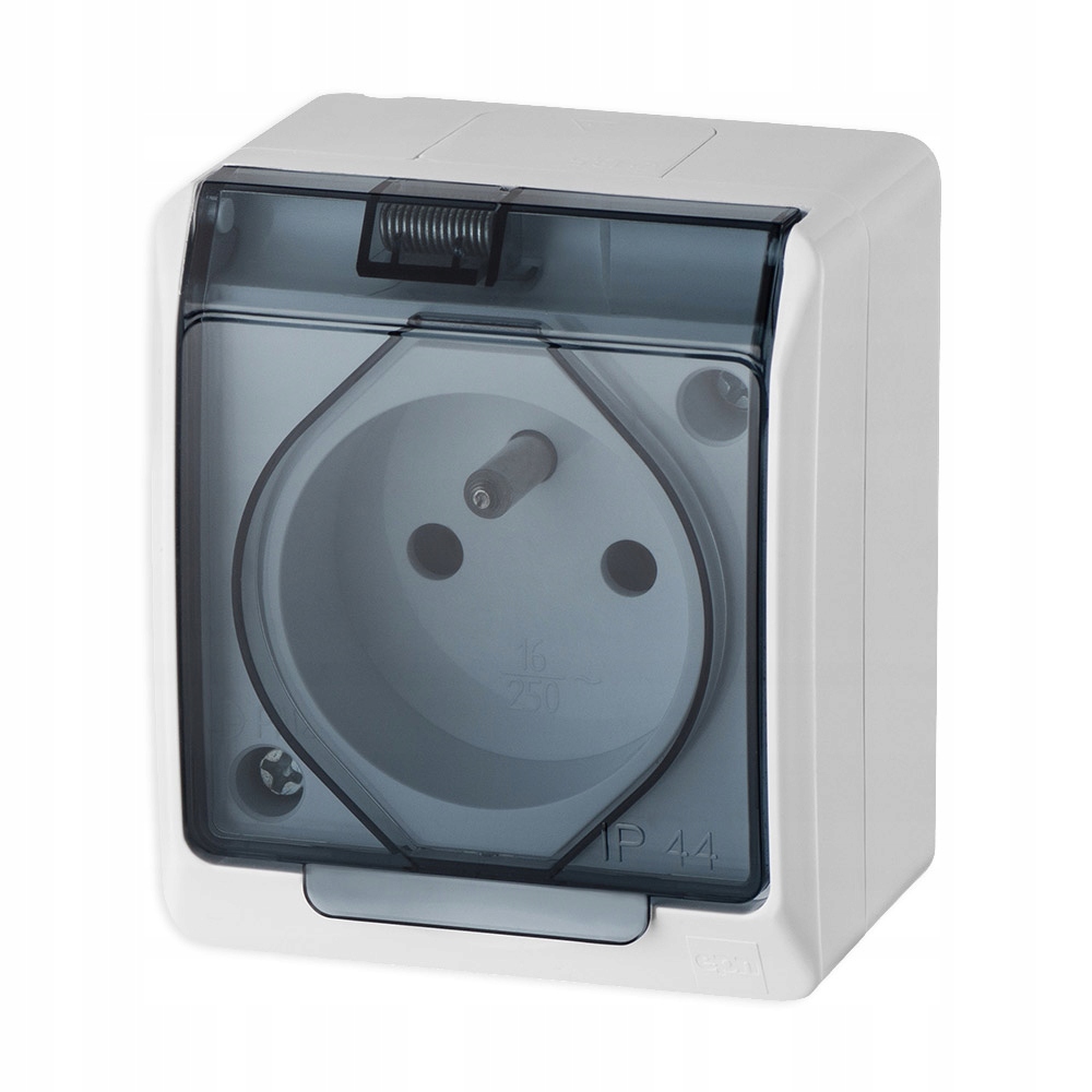 

Hermes Gniazdo Pojedyncze N/t IP44 Białe 0321-01