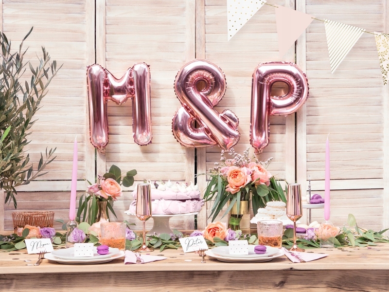GIRLANDA PASTELOWA BANER FLAGIETKI KROPKI Urodziny Marka Party Deco