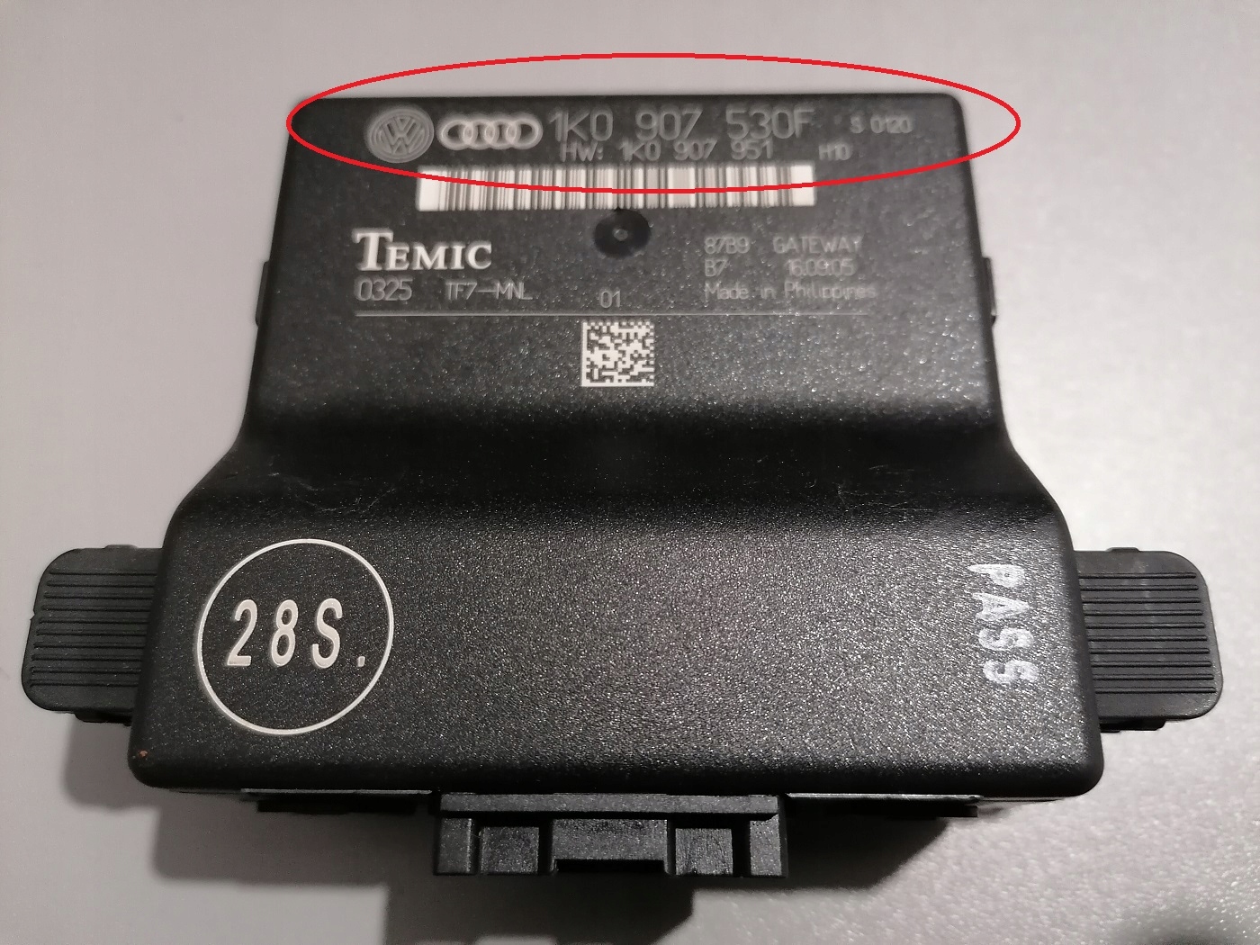 MODUL GATEWAY 1K0907530F VW SEAT SKODA AUDI