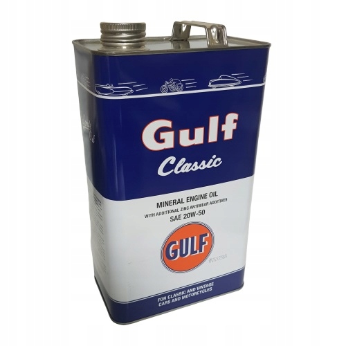 Gulf Classic 20w50 5L масло для классического минерала