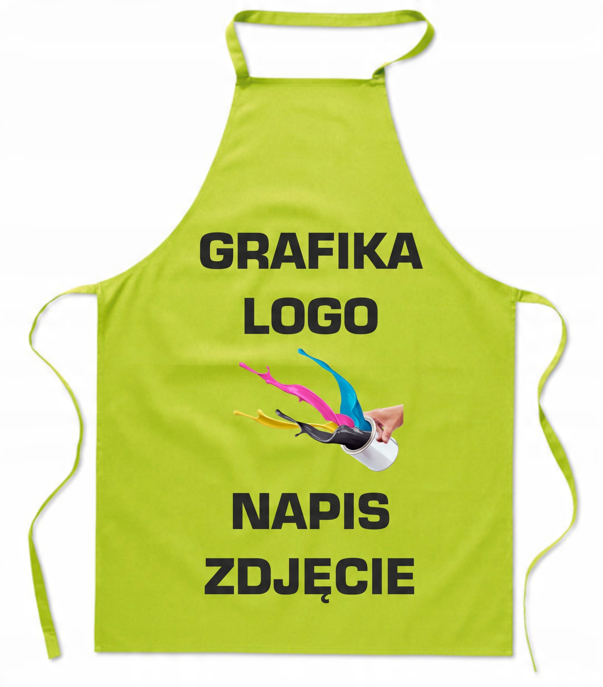 

Fartuch z nadrukiem własnym pełny kolor Kolorowy