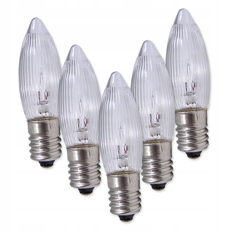 ŻARÓWKA DO ŚWIECZNIKA ADWENTOWEGO 23V 3W E10/5 SZT