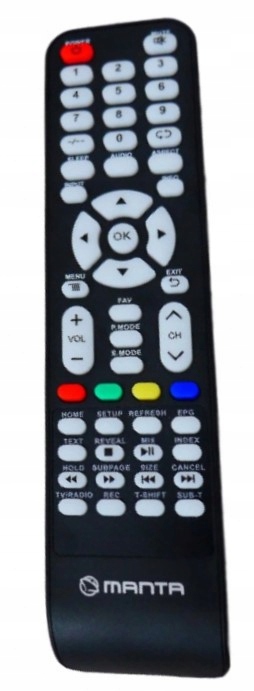 Pilot do TV MANTA LED LED94801S LED94901S Kod producenta LED94801S LED94901S