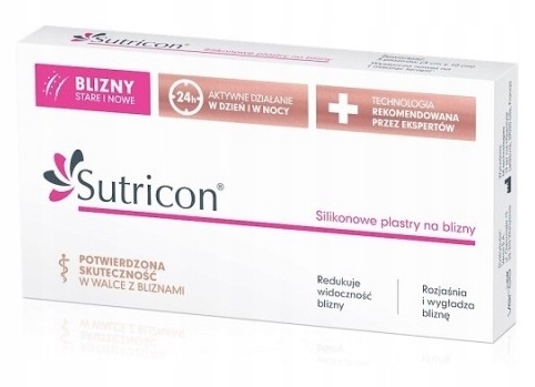 

Sutricon plastry silikonowe na blizny 5X30CM 1szt