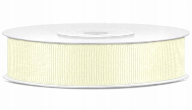 

Tasiemka Wstążka Rypsowa Ryps 15mm/25m Kremowy