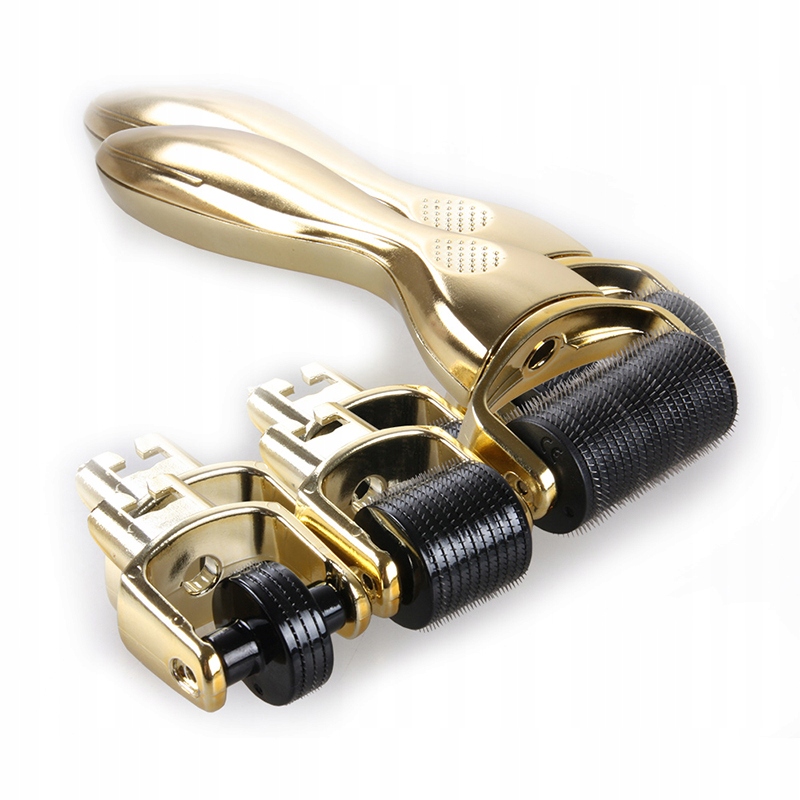 3x Derma Roller CIAŁO TWARZ OCZY TYTAN Dermaroller Typ roller