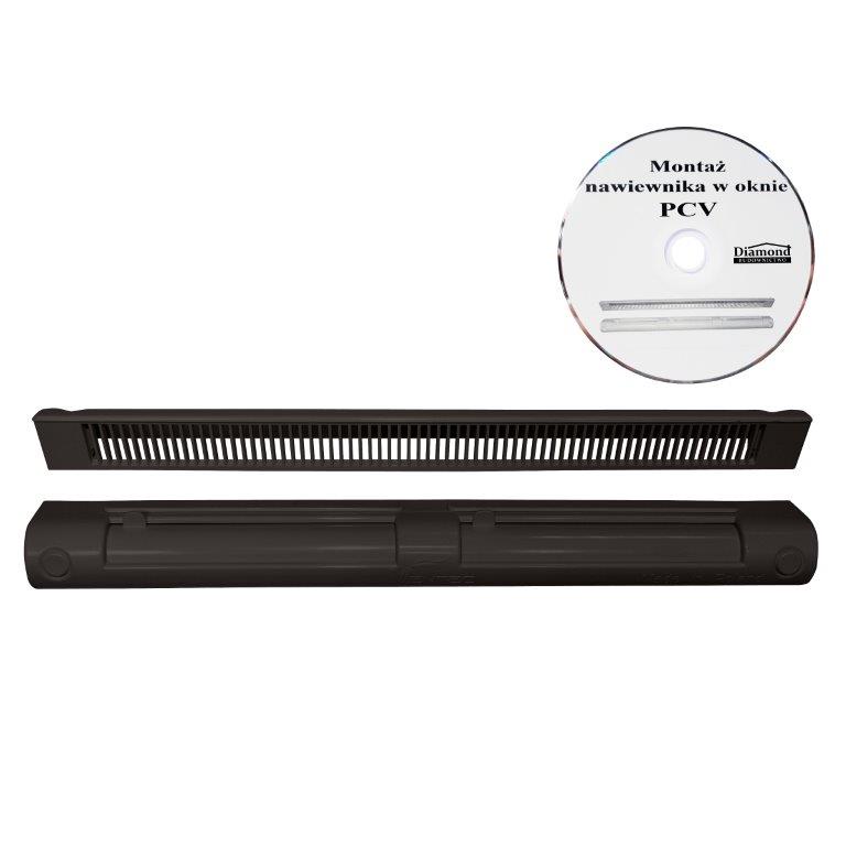 

Nawiewniki do okna okien okienne Vt 601 Antracyt