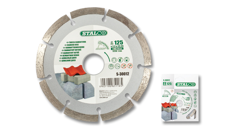 

Tarcza Diamentowa Segmentowana Ø125mm Stalco