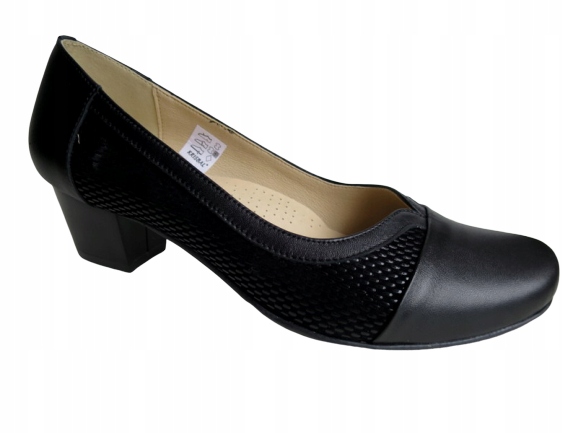 Krisbal Czółenka Polski Producent Czarne 60 R.37