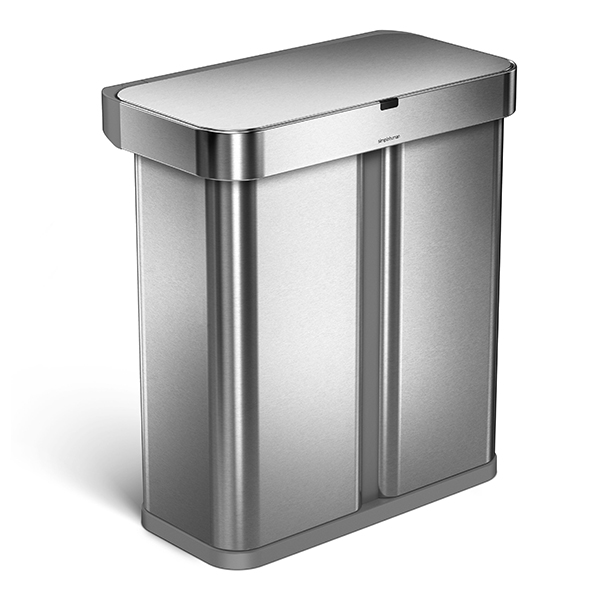 

Kosz Simplehuman na śmieci 45L pedałowy Slim ino
