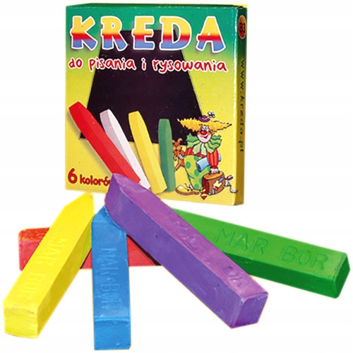 

Kreda Kolorowa szkolna Mar-bor kwadratowa