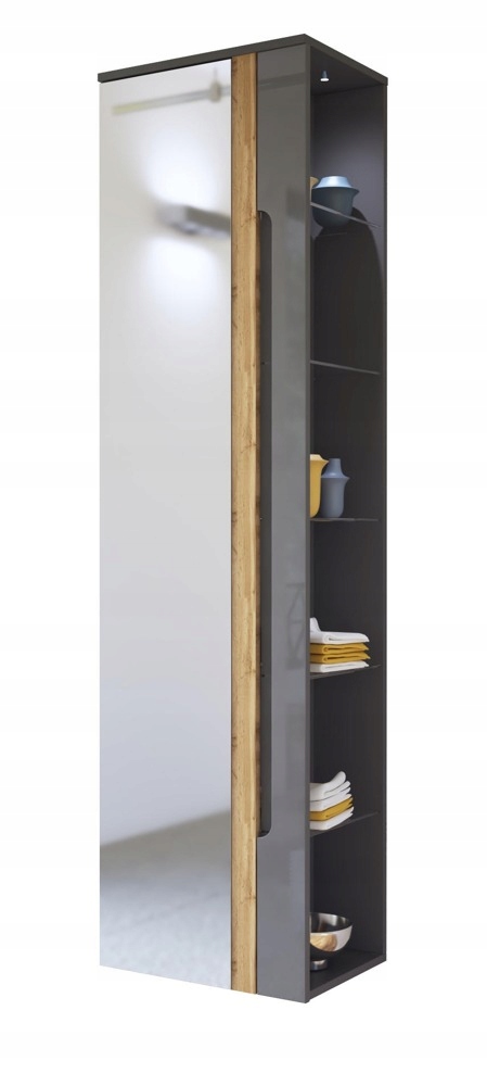 ZESTAW MEBLI ŁAZIENKOWYCH 80 CM GALAXY GREY Kolor frontów szary