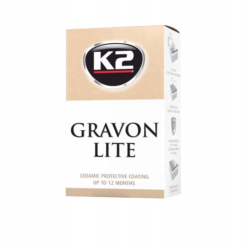 

Zestaw K2 Gravon Lite 30ml powłoka ceramiczna 12