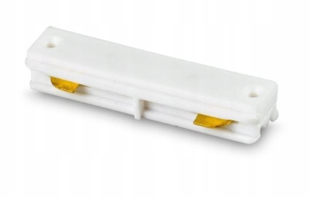 ŁĄCZNIK LINIOWY DO SZYN LED 1 FAZA BIAŁY