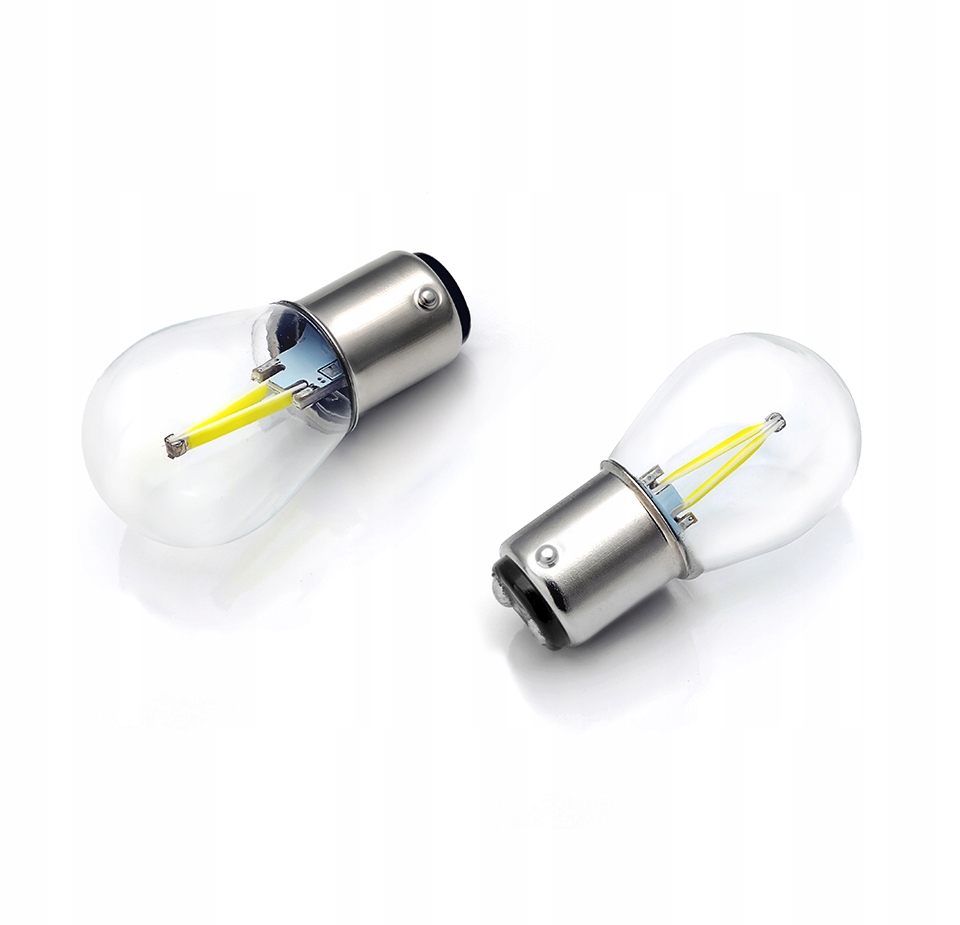 LED 2 COB FILAMENT P21/5W BAY15D 12V 24V BIAŁA EAN (GTIN) 1110987654321