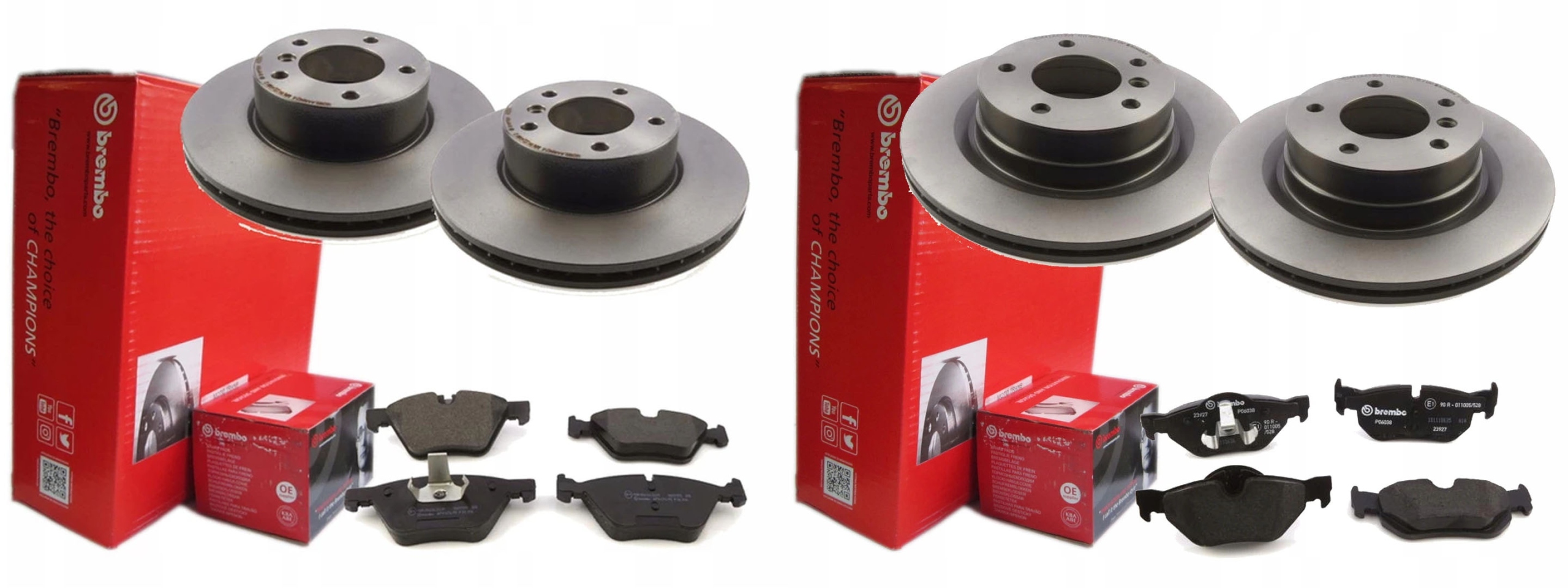 Диски Brembo передние и задние BMW 3 E90 E91 E92