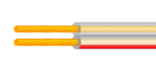 Kabel Przewód głośnikowy Audio LED 2x0,75mm CCA 1m EAN (GTIN) 5904261958658