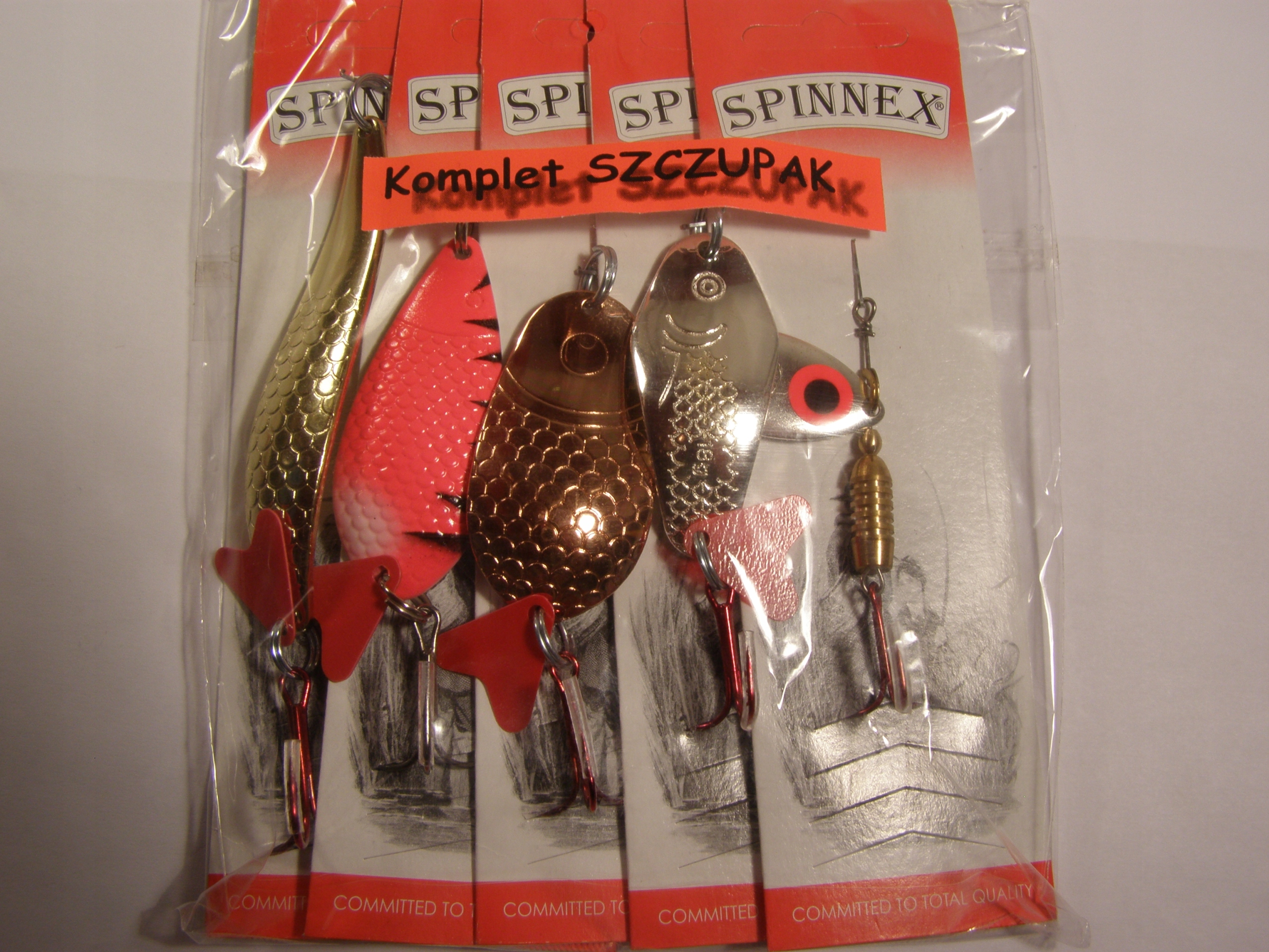 BŁYSTKI-KOMPLET SZCZUPAK =PACZKA 5 SZT Kod producenta brak