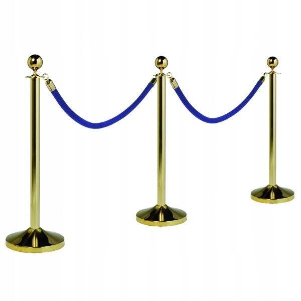 SŁUPEK ODGRADZAJĄCY ZŁOTY DO LINY Z GŁOWICĄ KULA Marka inny