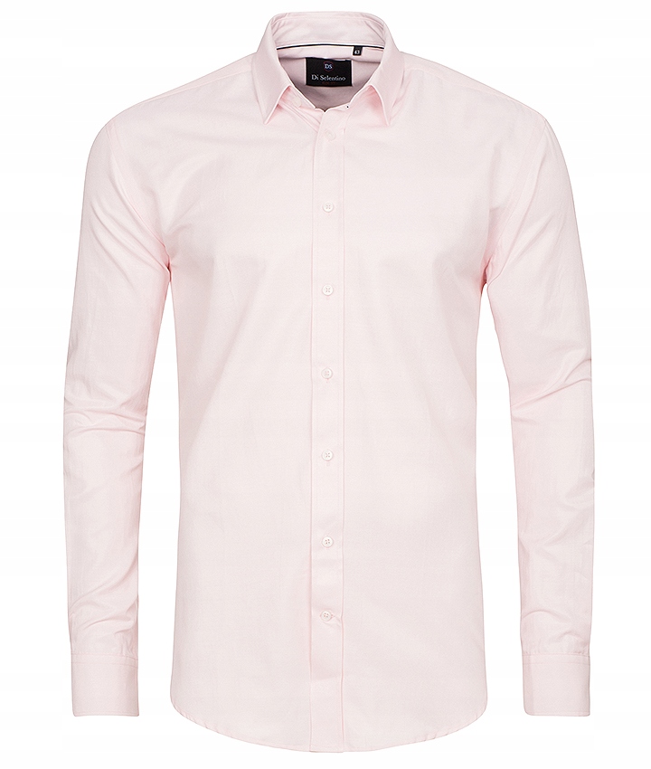 

Elegancka Koszula Marki Premium Slimowana Róż 40