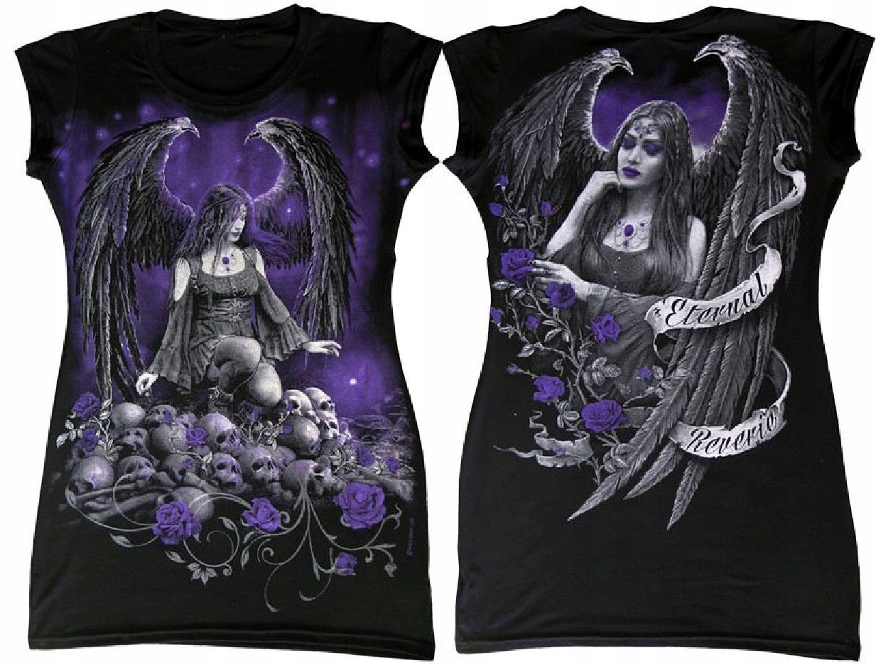 

Bluzka Top tunika mini Anioł Gothic TD63 M