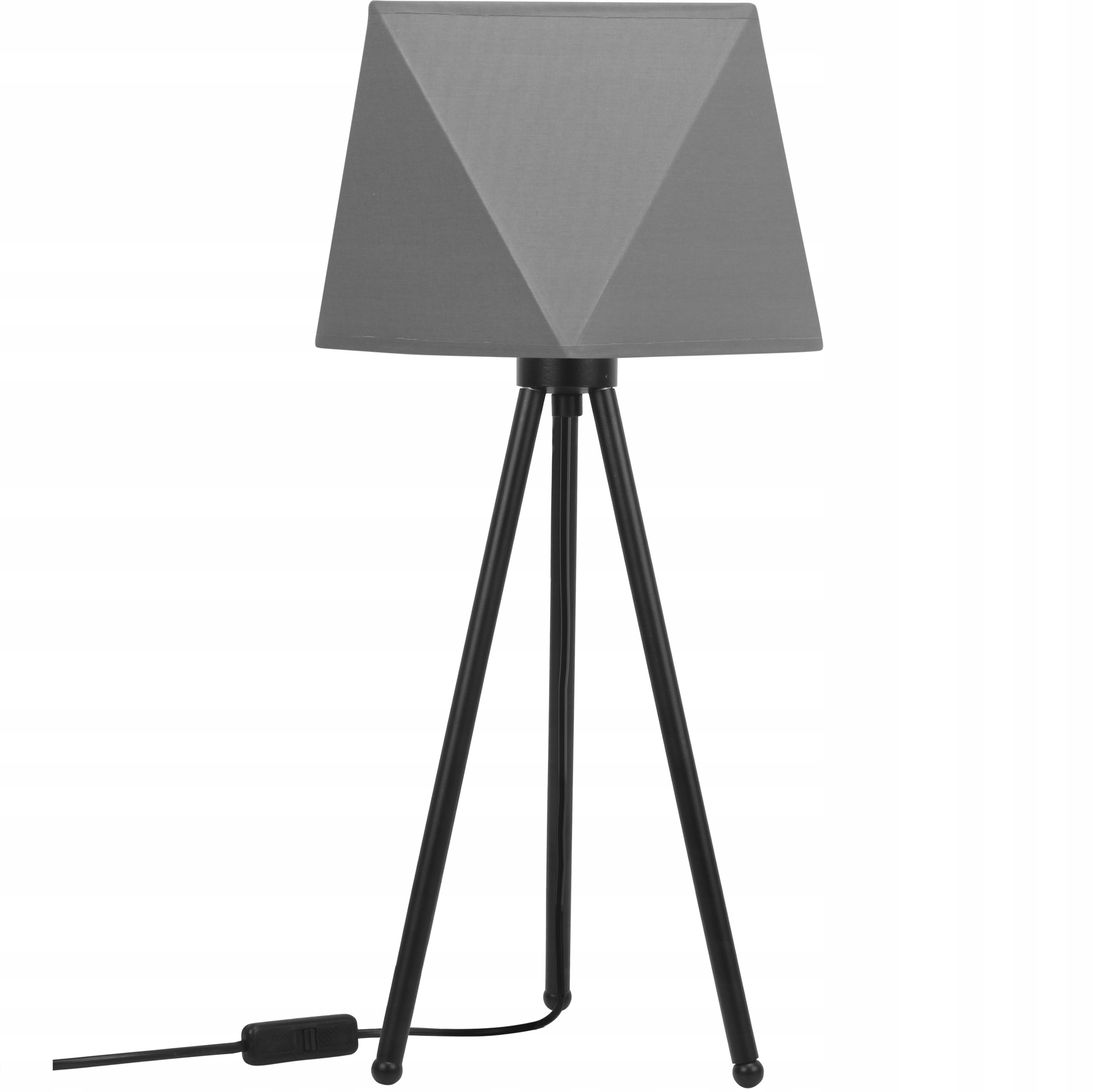 

Lampka Nocna Biurkowa - Abażur Diament - Trójnóg