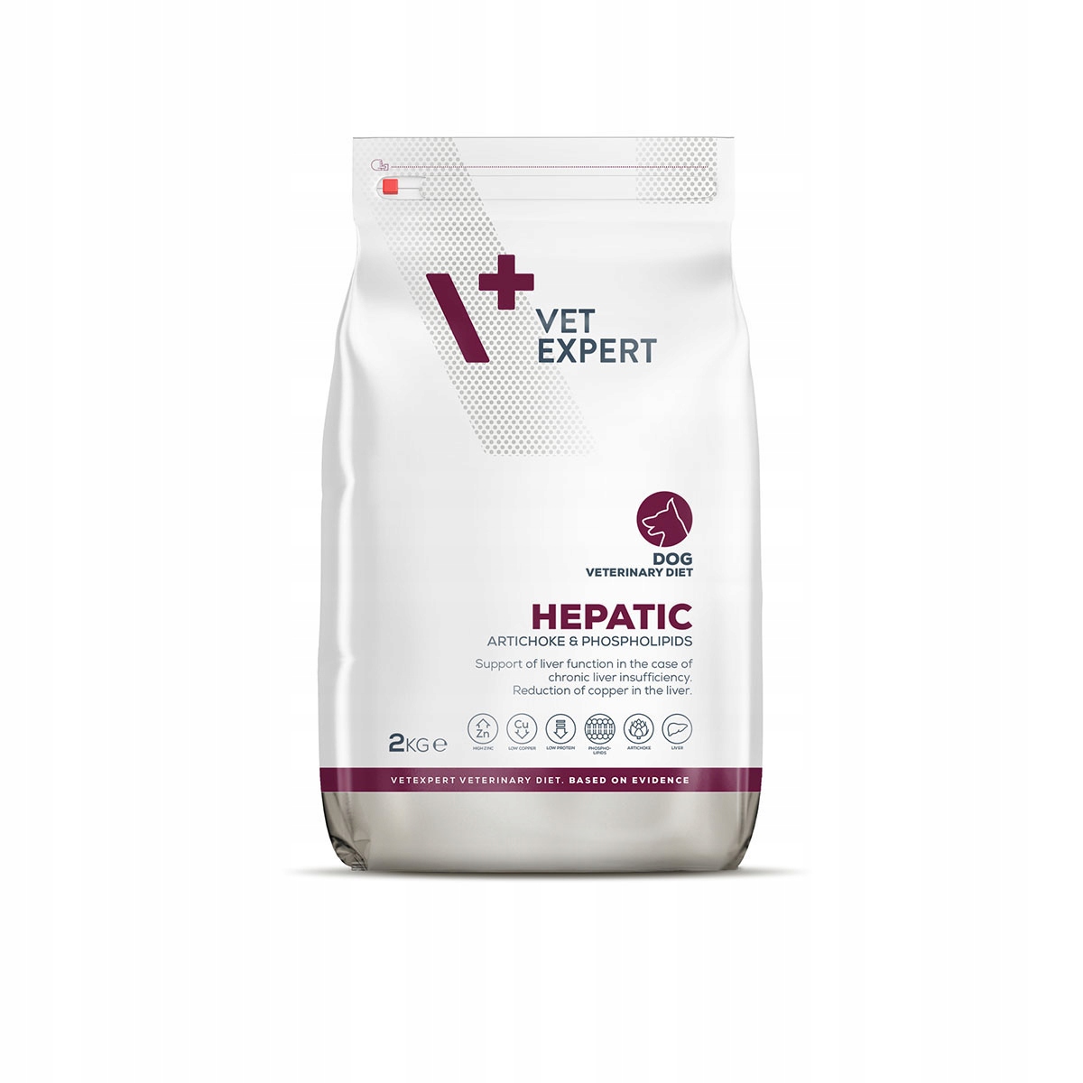 Levně VetExpert Veterinary Diet Hepatic suché krmivo pro psy 2 x 2 kg