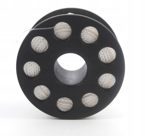 Szpulka z linką tonącą 50 m - biała