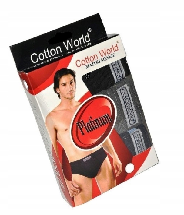 

3 X Majtki męskie Bawełna Cotton World rozm: XL