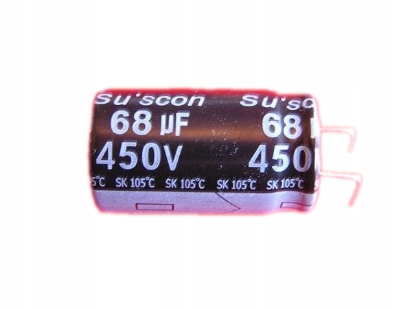 

68uF 450V Kondensatory Suscon - 2 sztuki