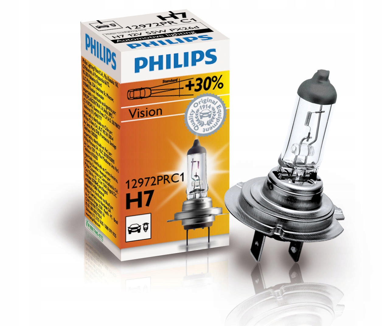 

Philips Żarówki H7 Vision 55W