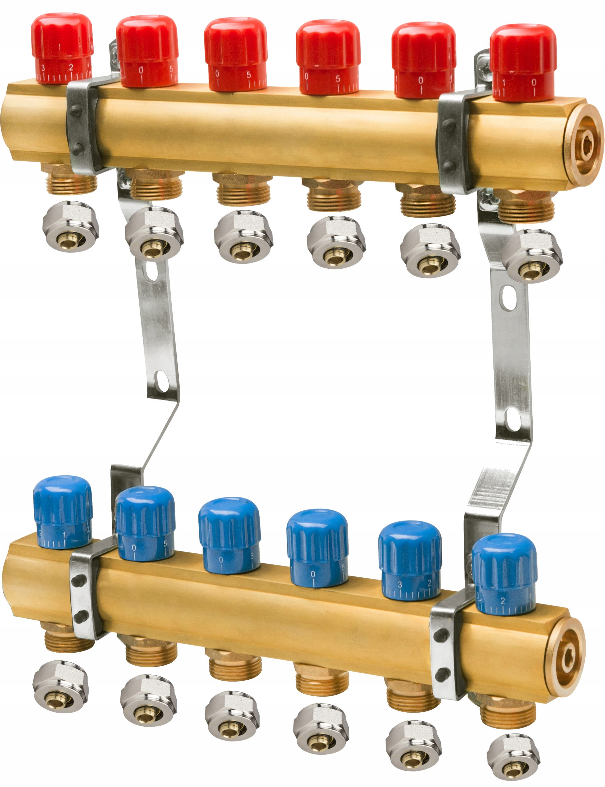 ROZDZIELACZ DO GRZEJNIKÓW CO 7 OBW + złączka pex