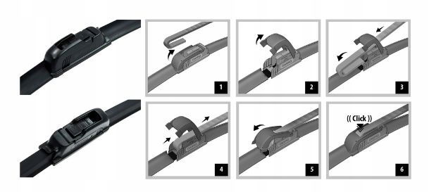 Wycieraczka OXIMO WU300 300mm SILICON LINE PŁASKA Producent Oximo
