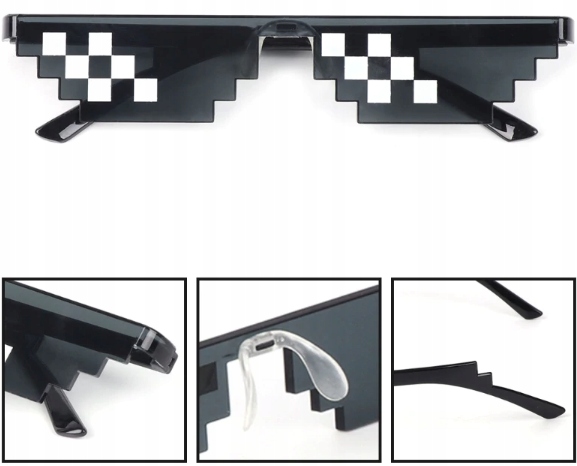 

Okulary Pixel Thug Life Deal With It