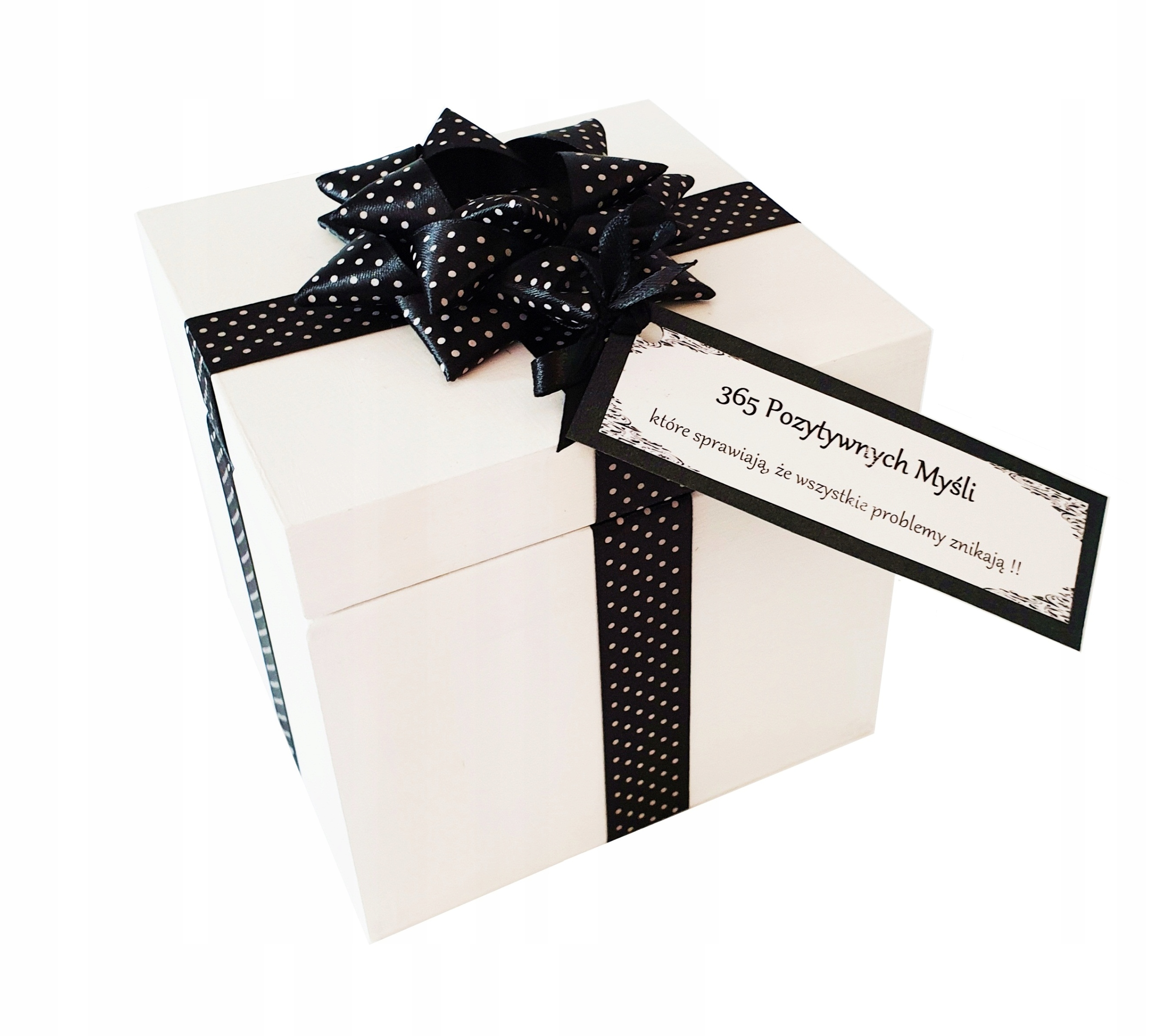 365 pozitivních myšlenek dřevěný Box Cwz