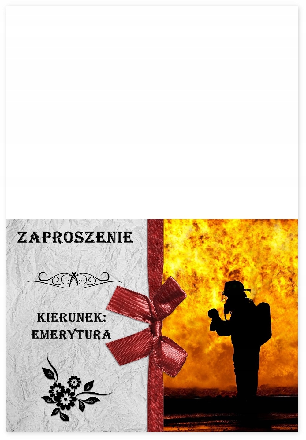 ZAPROSZENIA EMERYTURY EMERYTURA STRAŻ POŻARNA STRAŻAK EAN (GTIN) 5905215309991