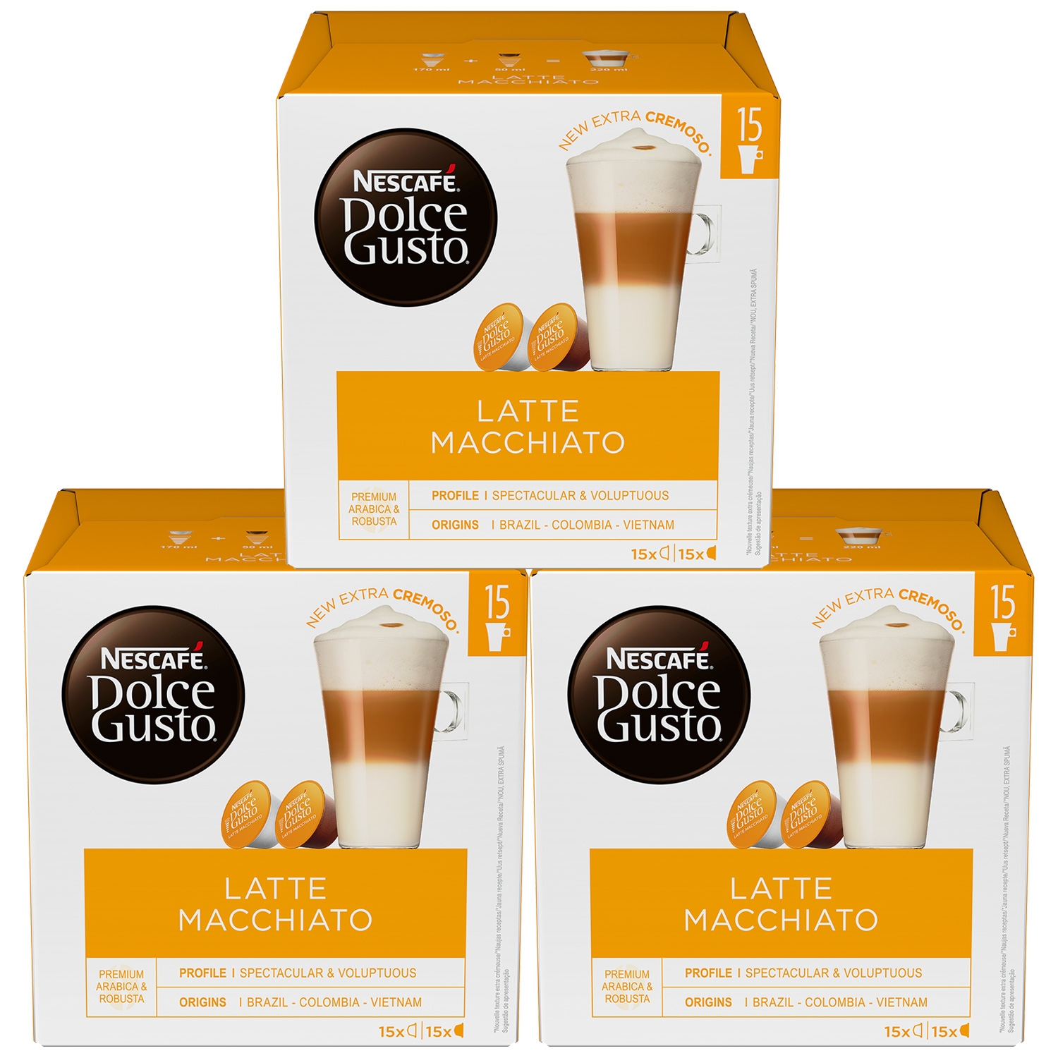 Kapsułki Nescafe Dolce Gusto Latte Macchiato 90szt