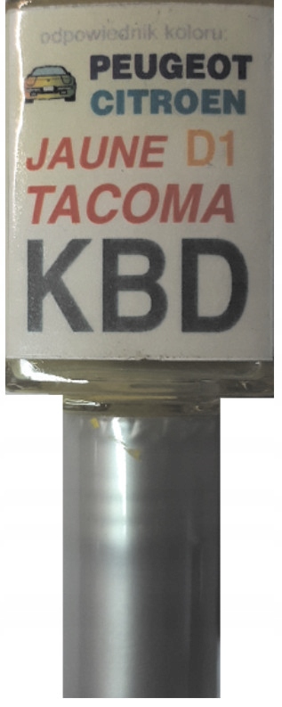 CITROEN PEUGEOT KBD D1 JAUNE TACOMA LAKIER ZAPRAWK