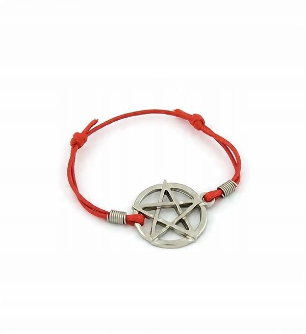

Bransoletka Pentagram Sznurek Czerwony