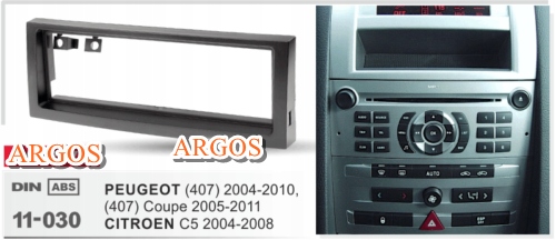 Zestaw do radia CITROEN C5 PEUGEOT 407 SREBRNA Model brak
