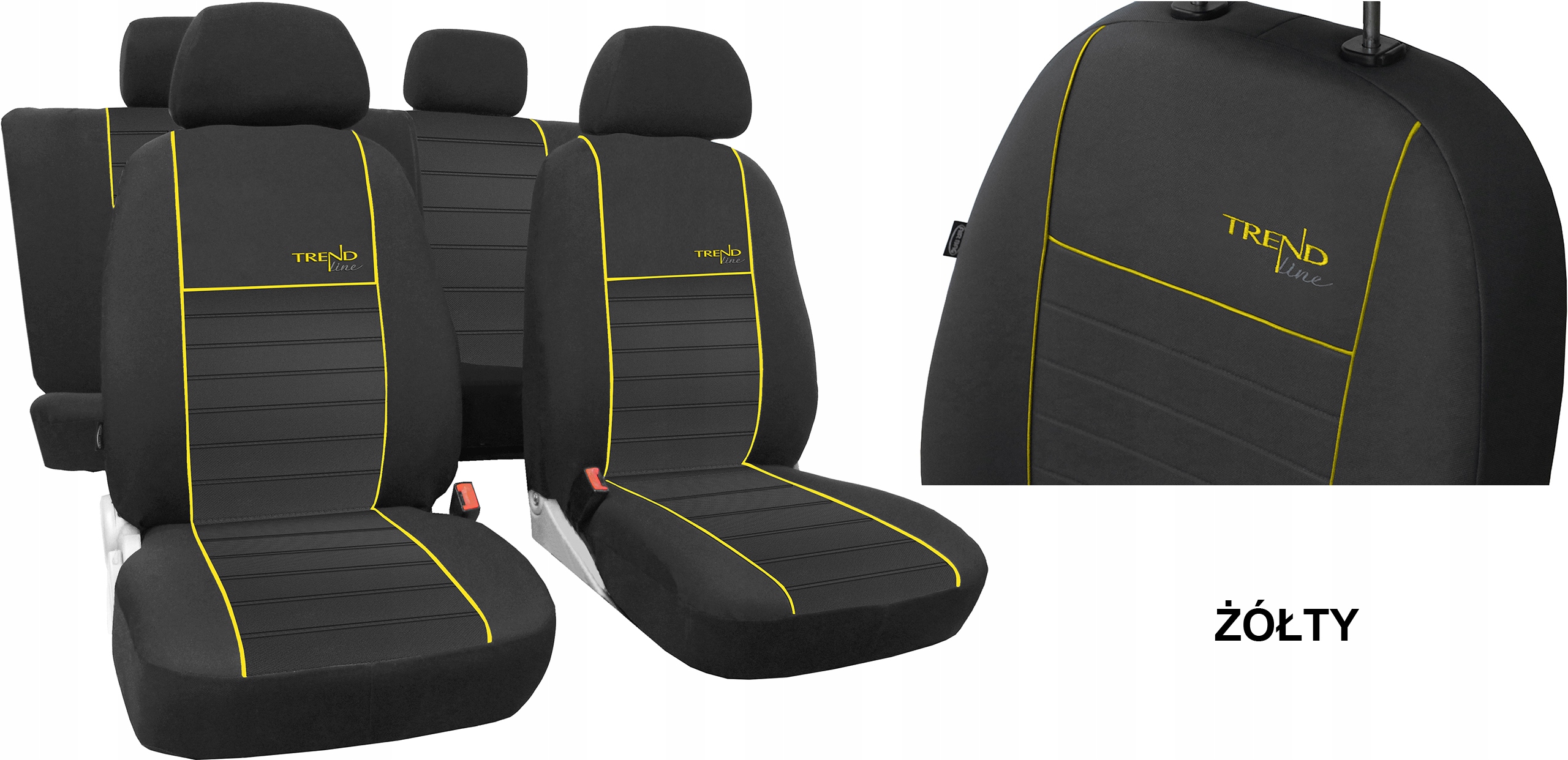 POKROWCE MIAROWE NA SIEDZENIA RENAULT SCENIC 2 5m Przeznaczenie komplet siedzeń